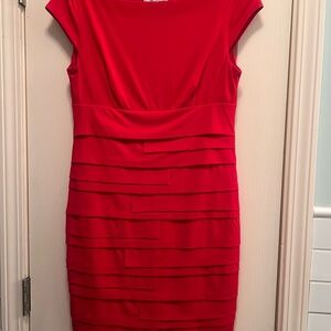 Elegant Red Women's Dress